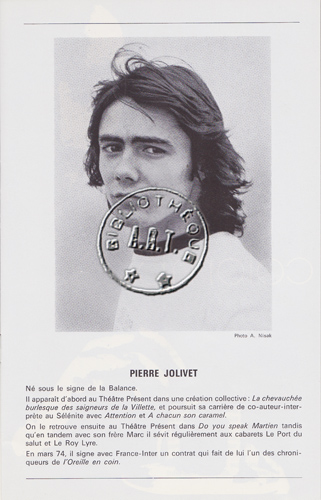 Les programmes de Théatre de l\